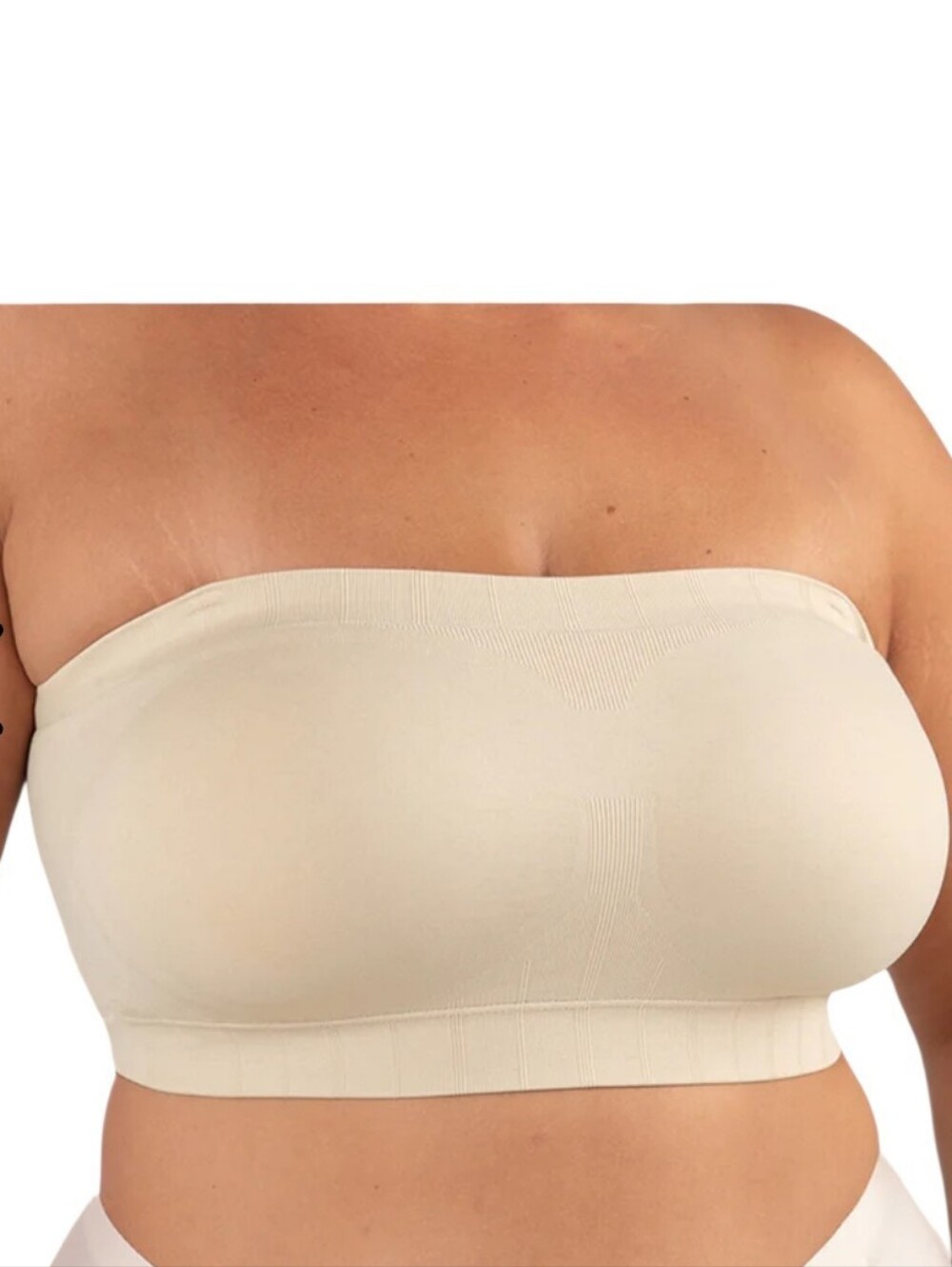 Truekind Convertible Strapless Bandeau Bra Chai Sz 2XL NWT
